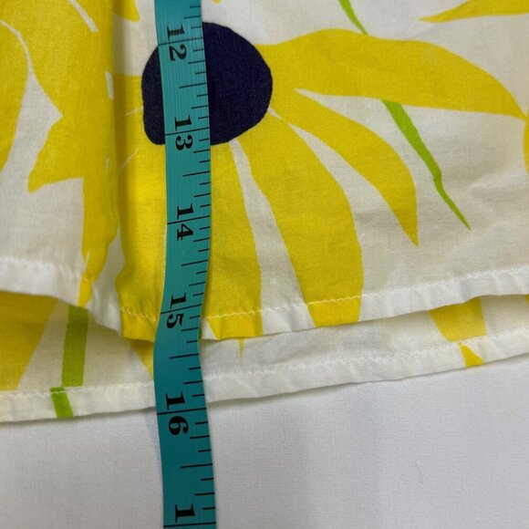 Lilly Pulitzer Erin Skirt Yellow Sunflower Print Size 00, EUC - Picture 10 of 10